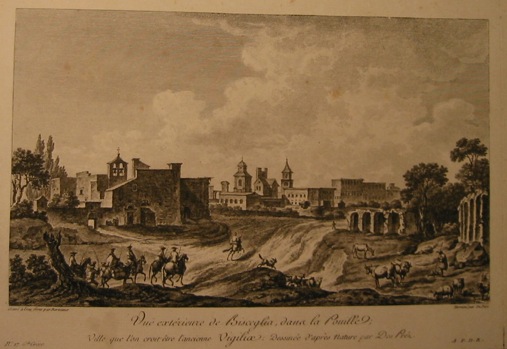 Duplessis Berteaux Jean Vue extérieure de Bisceglie dans la Pouille... 1783 Parigi